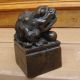 Antique 19c Important Chinese Asian Bronze Frog Toad Statue Other photo 9
