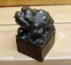 Antique 19c Important Chinese Asian Bronze Frog Toad Statue Other photo 4