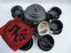 Dragon Encrusted Black Chinese Yixing Zisha Tea Set.  With Packaging. Teapots photo 4