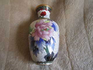 Antique Cloisonne Balluster Shaped Vase photo