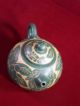 Antique Chinese Yixing Teapot Green Carved,  Signed & Marked,  Handmade Pottery Teapots photo 4