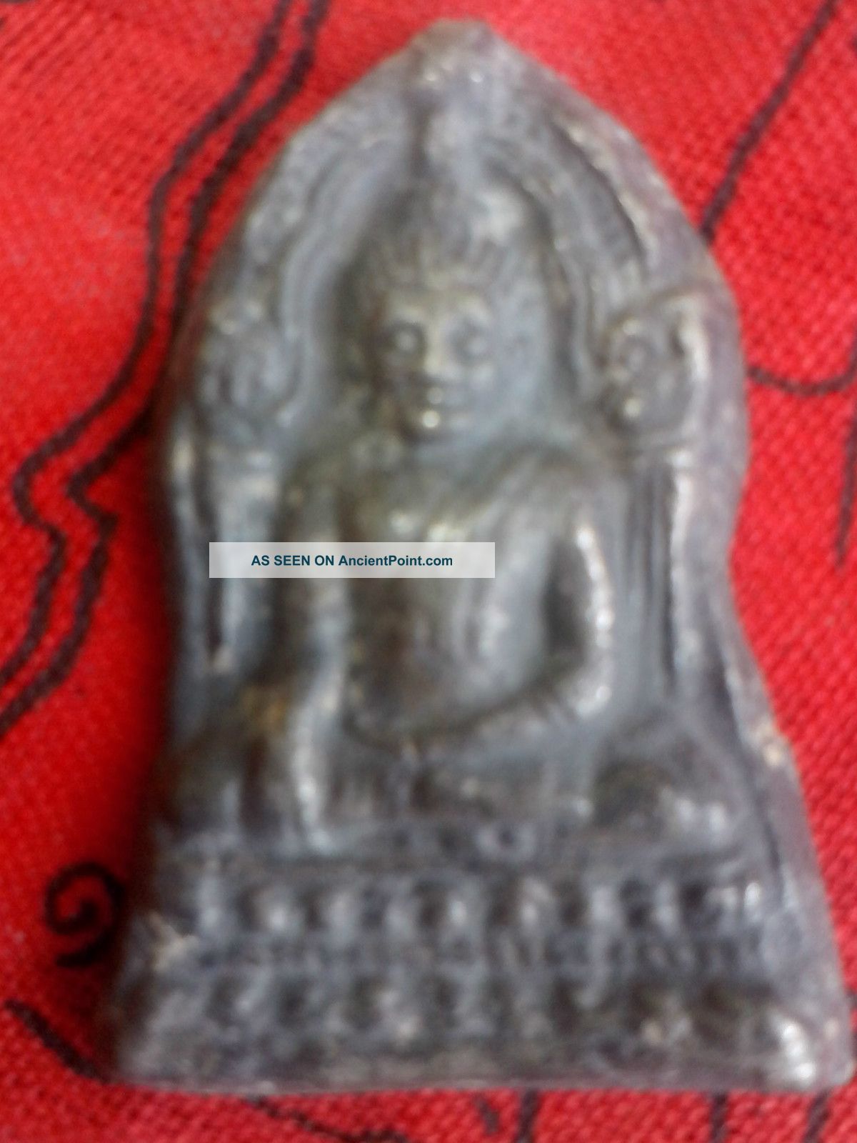 Antique Buddha Statue Chinnarat Amulet Pendant Nr Amulets photo