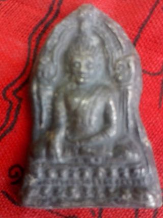 Antique Buddha Statue Chinnarat Amulet Pendant Nr photo