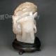 Chinese Shoushan Stone Statue W Libation Cup Nr Other photo 3