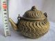 Chinese Teapot Bronze Carven Coins Lion Lid Heavy Exquisite 05 Teapots photo 3