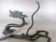 Js776 Rare,  Chinese Bronze Carved Dragons Statues Dragons photo 3