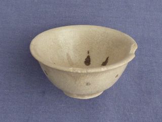 Small Chinese Ming Dyn White Clay Small Bowl photo