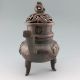 Chinese Bronze Incense Burners & Lid W Chilong Dragon Mingdynasty Xuande Mark Nr Incense Burners photo 3