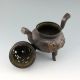 Chinese Bronze Incense Burners & Lid W Chilong Dragon Mingdynasty Xuande Mark Nr Incense Burners photo 8