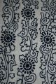 Vintage Cotton Indigo Dyed Floral Vine Yukata Kimono Fabric Patchwork Quilt 63 