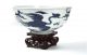 Chinese Blue And White Porcelain Dragon & Phoenix Bowl Bowls photo 4