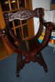 Item Not Just Need Information,  Antique Wood Curved Barrel Chair ?????? Other photo 1