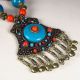 Chinese Bronze Inlaid Turquoise Necklace Nr Necklaces & Pendants photo 1