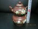 Exquisite Chinese Boccaro Teapot Calabash Style Flowers And Peaches Carved Teapots photo 9