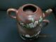 Exquisite Chinese Boccaro Teapot Calabash Style Flowers And Peaches Carved Teapots photo 3