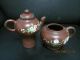 Exquisite Chinese Boccaro Teapot Calabash Style Flowers And Peaches Carved Teapots photo 4