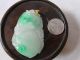 A Carved Green Jade Statue And Gold ——divine Monkey Monkeys photo 3