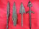 Collection Chinese Ancient Bronze Antique Delicate Little Weapon Arrowheads Ct2 Swords photo 1