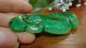 Chinese Perfect Antique Green Jade Pendant/ruyi Cloud&85mm L X32mm W Necklaces & Pendants photo 2
