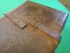 Antique Japanese Leather Document / Letter (fumibako) Box / Case Boxes photo 3