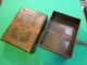 Antique Japanese Leather Document / Letter (fumibako) Box / Case Boxes photo 5