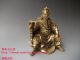 Js680 Rare,  Chinese Brass Carved Statue ' Guan Gong ' Other photo 6