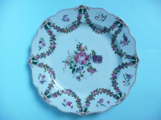 18th Century Chinese Plate With Garlands. . . . . . . . . . . . . . . . . . . . . . . . . . . . . . . .  Ref.  3708 photo