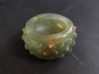Js657 Rare,  Chinese Old Jade Carved,  Brush - Pen Wash photo