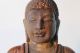 Buddha Lamp With Teak Base Copper Hand Made Shade 36 
