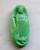 Chinese Carved Hetian Green Jade Guanyin Pendant Nr Other photo 3