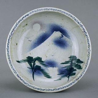 Rare Antique 1800s Japanese Bowl photo