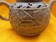 Chinese Zisha Teapot Hollow - Out Brown Carven Village 47 Teapots photo 3