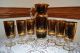 Vintage Oriental Art Pitcher And Glass Set Glasses & Cups photo 1