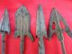 Collection Chinese Ancient Bronze Antique Delicate Little Weapon Arrowheads Ct6 Swords photo 2