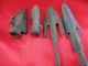 Collection Chinese Ancient Bronze Antique Delicate Little Weapon Arrowheads Ct5 Swords photo 1