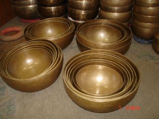 Chakra Set Of Tibetan Singing Bowls 9kgs photo