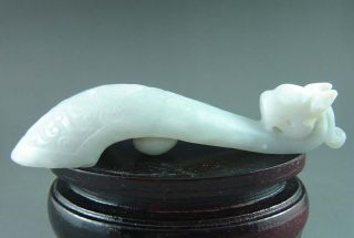 Old Chinese Hetian Jade Carved Dragon Daigou photo