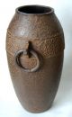 Rare Pair Of Japanese Cast Iron Vases Taisho Period 1920 Marked Nambu Vases photo 3