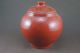 Wonderful Chinese Red Glaze Porcelain Hand Painted Gold Pot Pots photo 3