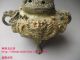 Js686 Rare,  Chinese Bronze Carved ' Erlongxizhu ' Incense Burners Incense Burners photo 5