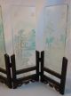Vintage Japanese Hand Painted Glass Desktop Screen ~ See Photos ~ Antique ? Other photo 4