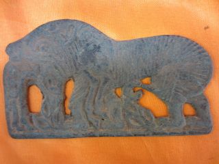 Collect Chinese Bronze Elephant Bathing Animal Pendant Rb photo