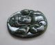 Chinese Hetian Black Green Jade Carved Guanyin Pendant Nr Other photo 3