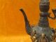 Chinese Bronze Wine Pot Dragon Handle Carven The Eight Immortals Exquisite Teapots photo 1