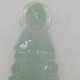 Antique Hand Crafted 100% Natural Icy Jadeite Jade Pendant Guanyin Kuanyin Other photo 6