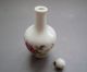 Chinese Handmade Coloured Drawing Ceramic Peony Snuff Bottle Snuff Bottles photo 4