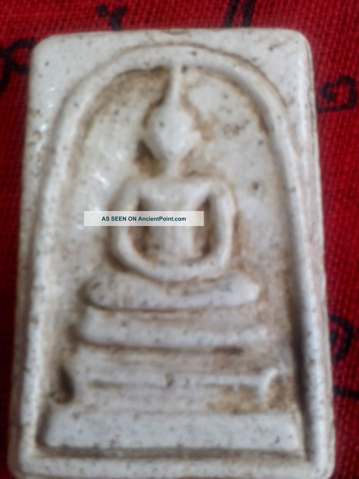 Antique Buddha Statue Pra Som Dej Wat Ra Kung Amulet Pendant Nr Amulets photo