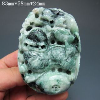 100% Natural Jadeite A Jade Statues (with Authentic Certificate) - - - Kito Nr/nc1330 photo