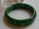 Exquisite Bright Green He Tian Jade Bracelet - (b - 52) Bracelets photo 3