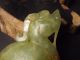 Js479 Rare,  Chinese Old Jade Handmade Engraving Dragon Turtle Other photo 2